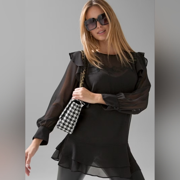 White House Black Market Applique Tunic - Picture 12 of 14